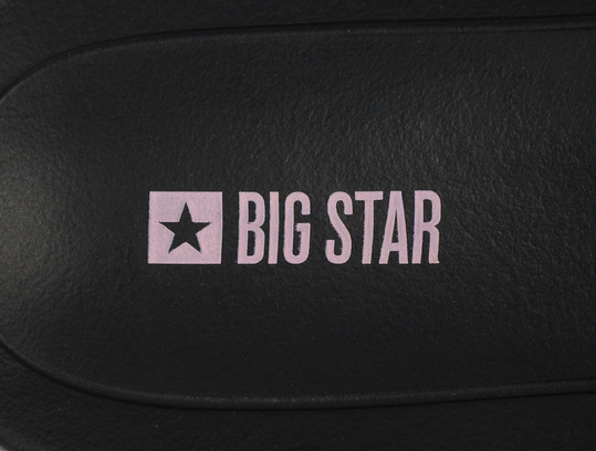 BIG STAR TT274A010G damskie klapki sportowe na basen plaże czarne