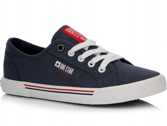 BIG STAR HH274063 damskie trampki niskie granatowe