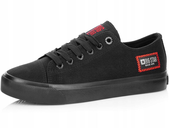BIG STAR HH274133 damskie trampki niskie czarne