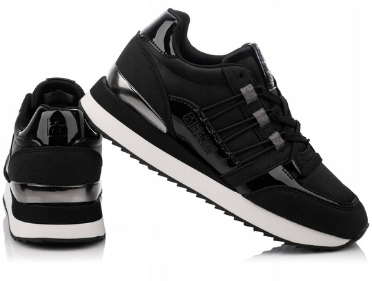 BIG STAR KK274110 BUTY SNEAKERSY DAMSKIE CZARNE