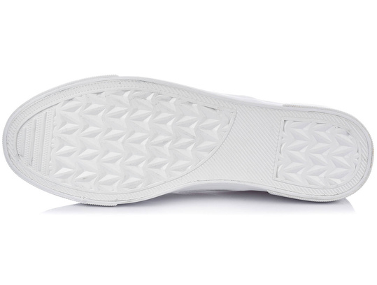 BIG STAR LL174063 MĘSKIE BIAŁE KLASYCZNE TRAMPKI WSUWANE