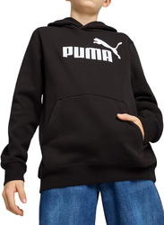PUMA ESS BIG LOGO 586965-01 bluza dziecięca sportowa z kapturem bawełniana czarna