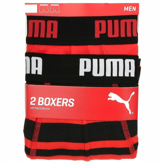 PUMA MAJTKI BOKSERKI MĘSKIE BAWEŁNA 2PAK 2 PARY 601015001-786