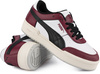 PUMA CA PRO SPORT LTH 393280-05 męskie buty sportowe sneakersy skóra biały bordowy