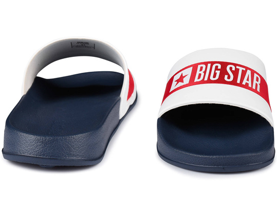 BIG STAR LL174455 MĘSKIE GRANATOWE KLAPKI SPORTOWE NA BASEN PLAŻĘ