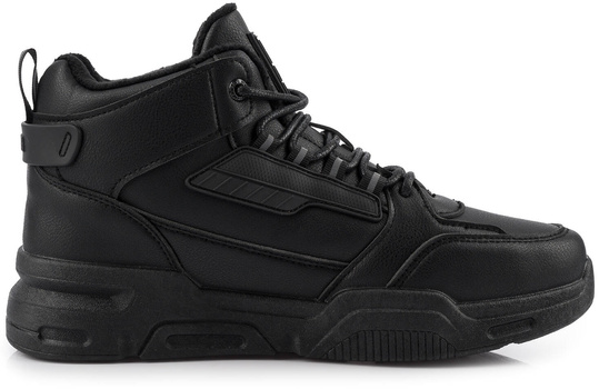 BIG STAR MĘSKIE OCIEPLANE WYSOKIE BUTY SPORTOWE SNEAKERSY CZARNE EKOSKÓRA