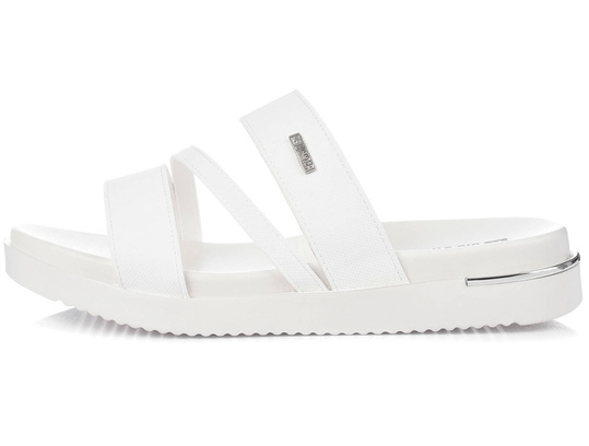 BIG STAR LL274935 KLAPKI DAMSKIE WSUWANE NA LATO BIAŁE