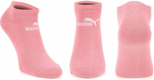 STOPKI PUMA SKARPETKI BAWEŁNA 3 PARY 3PAK 39/42 RÓŻOWE
