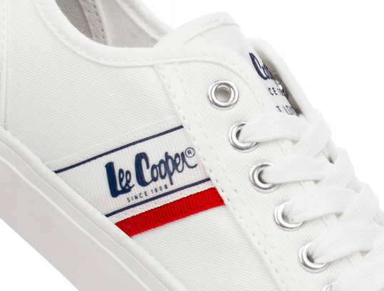 LEE COOPER LCW-22-31-0830L damskie trampki niskie białe