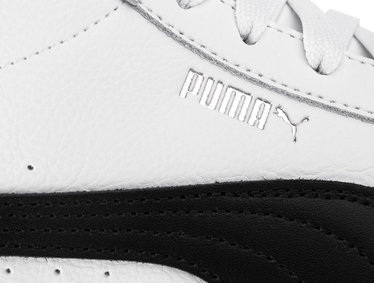 PUMA KARMEN II MID 397459-04 damskie buty sportowe sneakersy wysokie na platformie skórzane białe