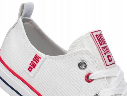 BIG STAR JJ274123 damskie trampki klasyczne białe