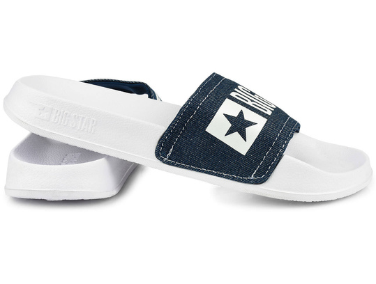 BIG STAR JJ174532 MĘSKIE KLAPKI JEANSOWE CASUALOWE PLAŻOWE