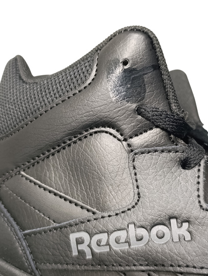 OUTLET: REEBOK ROYAL BB4500H2 CN4108 CZARNE BUTY WYSOKIE SPORTOWE SNEAKERSY SKÓRA