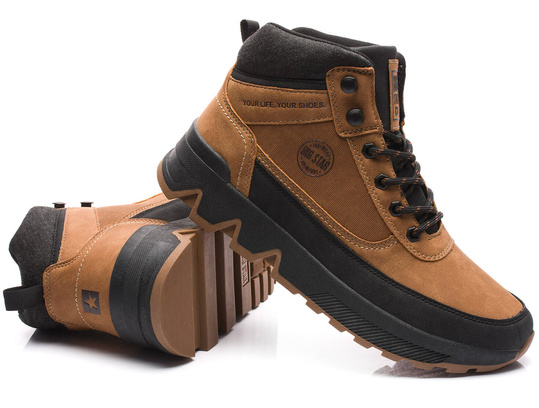 BIG STAR MM174015 MĘSKIE BUTY TRAPERY ZIMOWE TREKKINGOWE