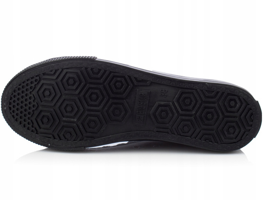 BIG STAR JJ274006 DAMSKIE NISKIE TRAMPKI CZARNE EKOSKÓRA