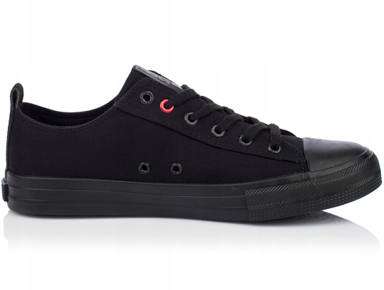 BIG STAR JJ174003 MĘSKIE NISKIE TRAMPKI CZARNE KLASYCZNE