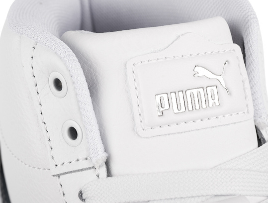 PUMA KARMEN II MID 397459-04 damskie buty sportowe sneakersy wysokie na platformie skórzane białe