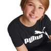 PUMA 586960-01 dziecięca koszulka t-shirt chłopięca dla chłopca bawełniana czarna