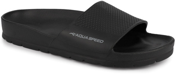 AQUA SPEED OSLO kol. 07 czarne klapki sportowe na basen plażę do ogrodu