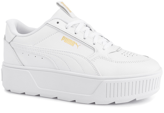 PUMA KARMEN 387212-01 buty sportowe sneakersy na platformie białe