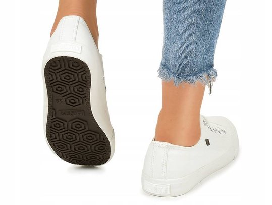 BIG STAR V274869 damskie trampki białe ekoskóra