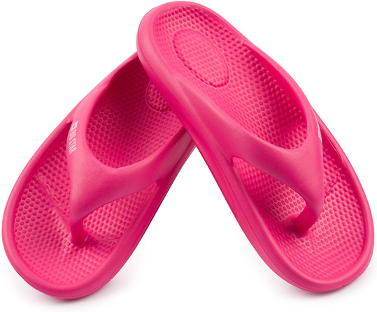 BIG STAR NN274A651 DAMSKIE JAPONKI KLAPKI SPORTOWE NA BASEN FUKSJA