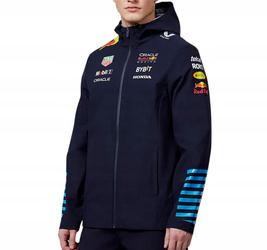 Red Bull Racing F1 2024 Water Resistant Oracle Castore męska kurtka przeciwdeszczowa z kapturem