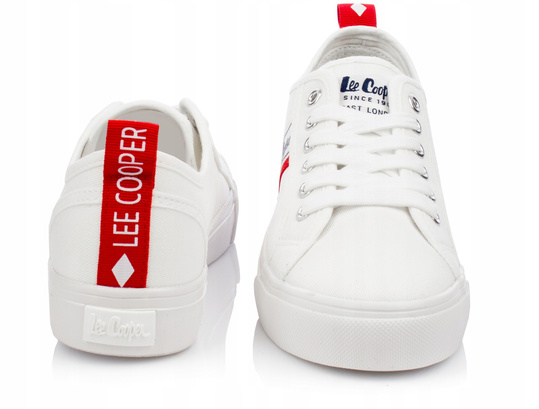 LEE COOPER LCW-22-31-0830L damskie trampki niskie białe