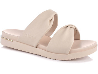 BIG STAR LL274A122 KLAPKI DAMSKIE WSUWANE NA LATO BEŻOWE NUDE