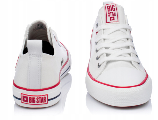 BIG STAR JJ274123 damskie trampki klasyczne białe