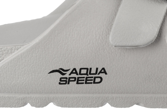 AQUA SPEED LAREDO kol. 05 szare klapki sportowe na basen plażę do ogrodu
