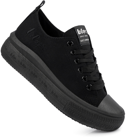 LEE COOPER LCW-23-44-1624 DAMSKIE TRAMPKI CZARNE NA PLATFORMIE