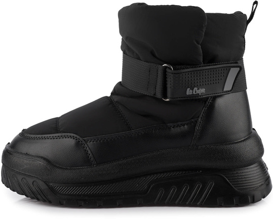 LEE COOPER LCJ3141 BUTY BOTKI DAMSKIE ZIMOWE ŚNIEGOWCE OCIEPLANE CZARNE