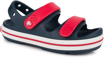 CROCS Crocband Cruiser sandały dziecięce na rzep dla dziewczynki i chłopaka granatowe