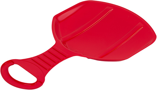 Jabłuszko do zjeżdżania na śniegu ślizg dla dzieci plastikowe czerwone