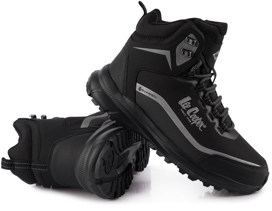 LEE COOPER LCJ2930 BUTY MĘSKIE ZIMOWE TRAPERY OCIEPLANE CZARNE