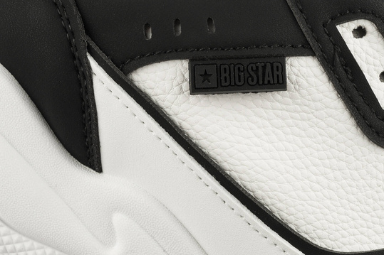 BIG STAR DAMSKIE BUTY SPORTOWE SNEAKERSY BIAŁO-CZARNE