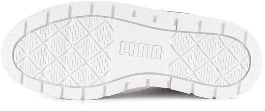 PUMA KARMEN II MID 397459-05 damskie buty sportowe sneakersy wysokie na platformie skórzane białe