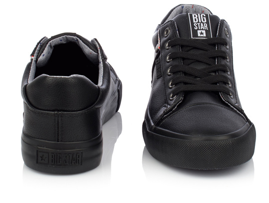 BIG STAR GG174029 męskie trampki czarne ekoskóra