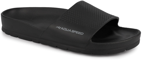 AQUA SPEED OSLO kol. 07 czarne klapki sportowe na basen plażę do ogrodu