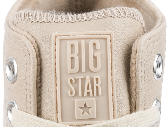 BIG STAR DAMSKIE OCIEPLANE WYSOKIE BUTY TRAMPKI EKOSKÓRA