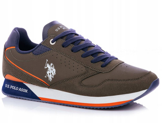 U.S. POLO BUTY MĘSKIE SPORTOWE SNEAKERSY ZIELONE