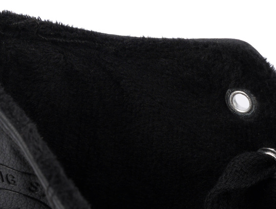 BIG STAR DAMSKIE OCIEPLANE WYSOKIE BUTY TRAMPKI EKOSKÓRA