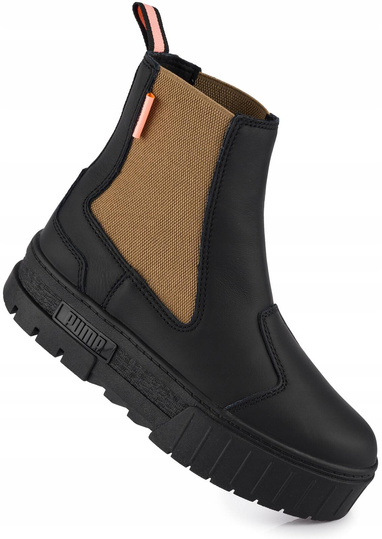 PUMA MAYZE CHELSEA POP 384549-03 DAMSKIE BUTY BOTKI NA PLATFORMIE CZARNE
