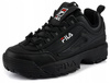 FILA DISRUPTOR LOW WMN 1010302.12V  buty sneakersy DAMSKIE czarne