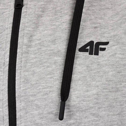 4F MĘSKA BLUZA SPORTOWA Z KAPTUREM ROZPINANA H4Z22-BLM353-27M