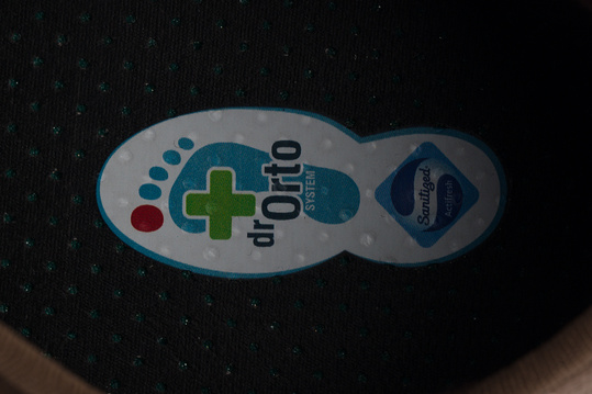 DR ORTO męskie buty ortopedyczne wygodne zdrowotne na rzep brązowe