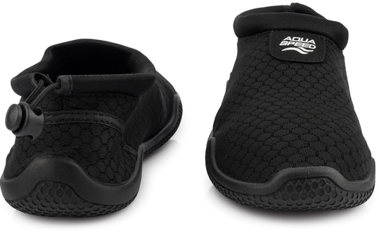 AQUA SPEED BUTY DO WODY PŁYWANIA NA PLAŻĘ RAFĘ JEŻOWCE CZARNE