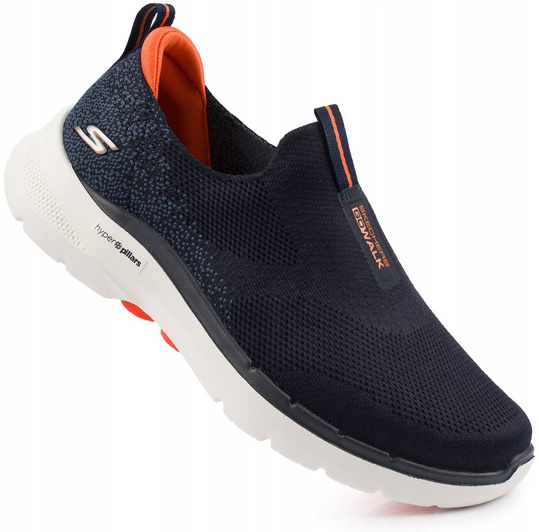 SKECHERS GO WALK 6 216202WW/NVOR BUTY MĘSKIE SPORTOWE SNEAKERSY GRANATOWE