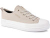BIG STAR LL274969 DAMSKIE BEŻOWE KLASYCZNE TRAMPKI NA PLATFORMIE